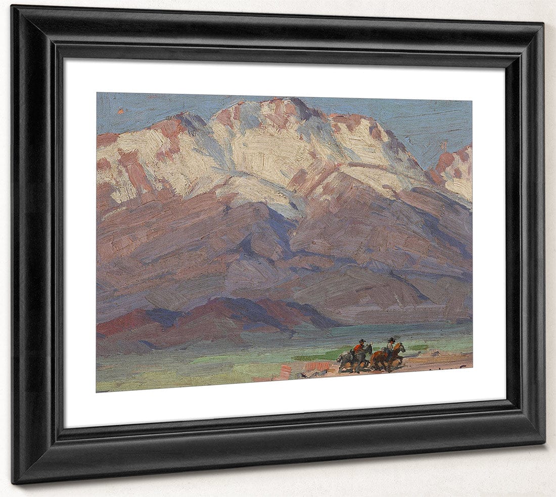 Owens Valley At Big Pine By Edgar Payne Fine Art Print