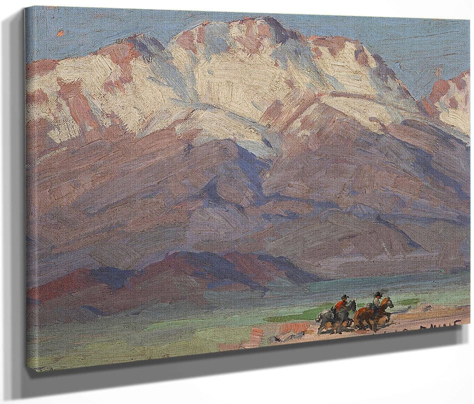 Owens Valley At Big Pine By Edgar Payne Fine Art Print