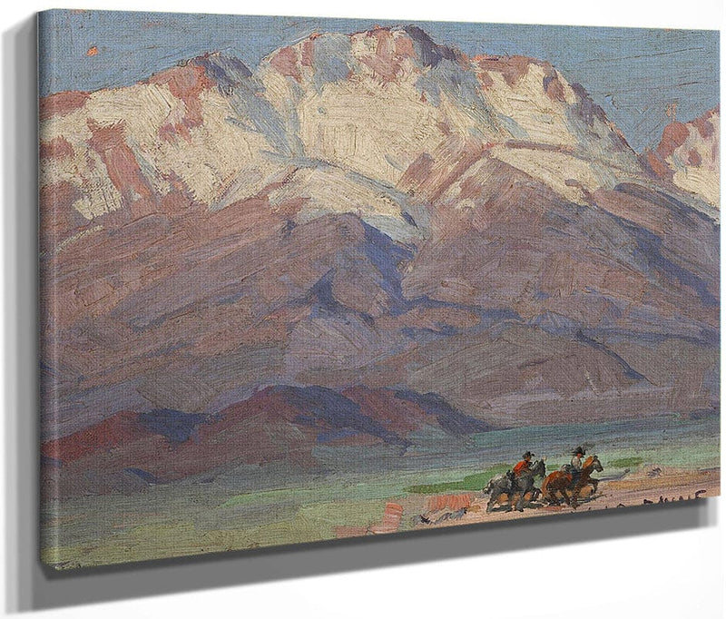 Owens Valley At Big Pine By Edgar Payne Fine Art Print