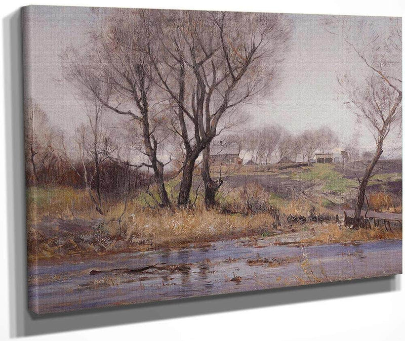 Owens Valley Farm By William Wendt Fine Art Print