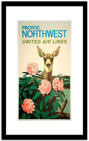 Pacific Northwest  Vintage Poster Fine Art Print