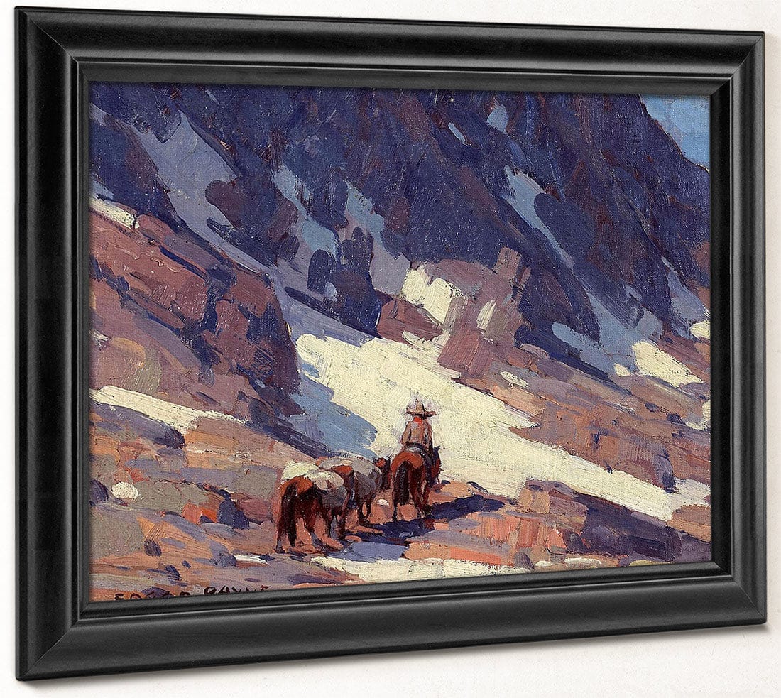 Packing High By Edgar Payne1 Fine Art Print