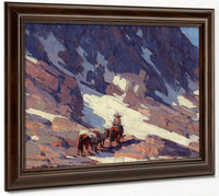 Packing High By Edgar Payne1 Fine Art Print