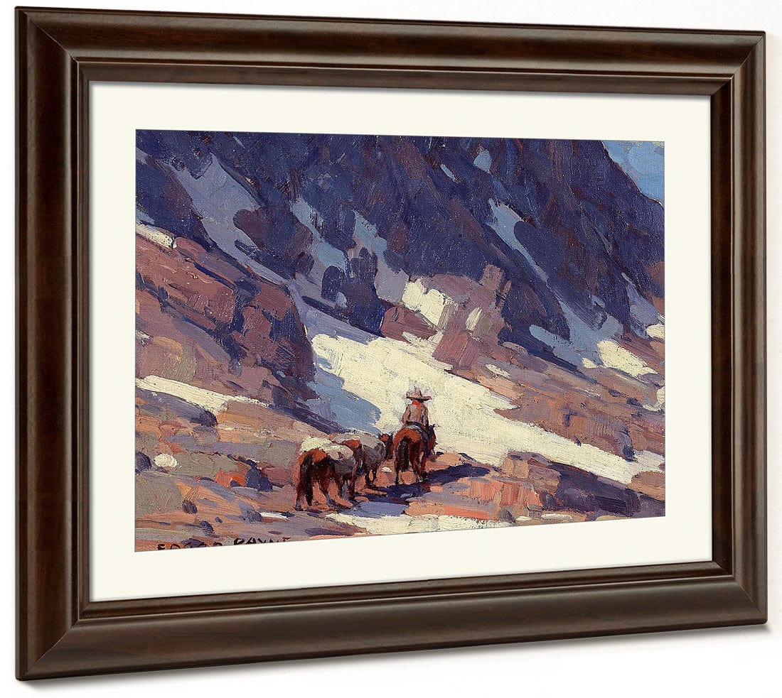 Packing High By Edgar Payne1 Fine Art Print