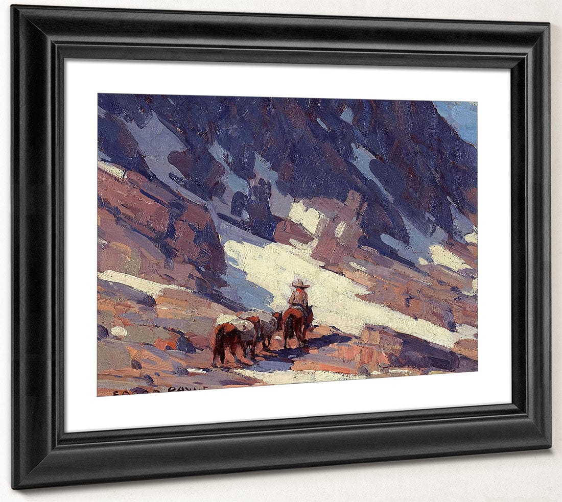 Packing High By Edgar Payne1 Fine Art Print