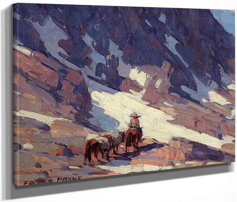 Packing High By Edgar Payne1 Fine Art Print