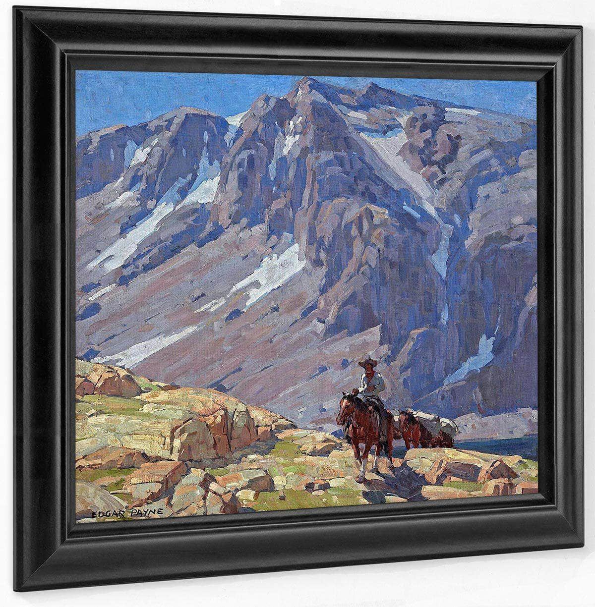 Packing In The Sierras By Edgar Payne Fine Art Print