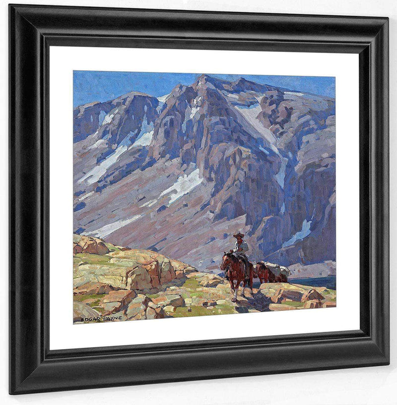 Packing In The Sierras By Edgar Payne Fine Art Print