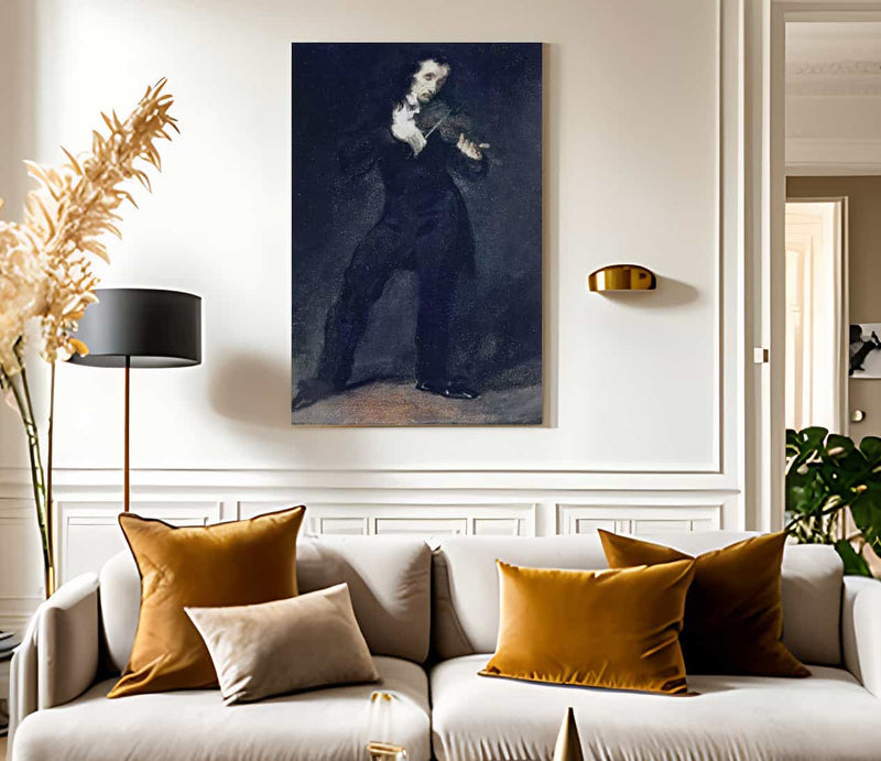 Paganini By Eugene Delacroix Fine Art Print