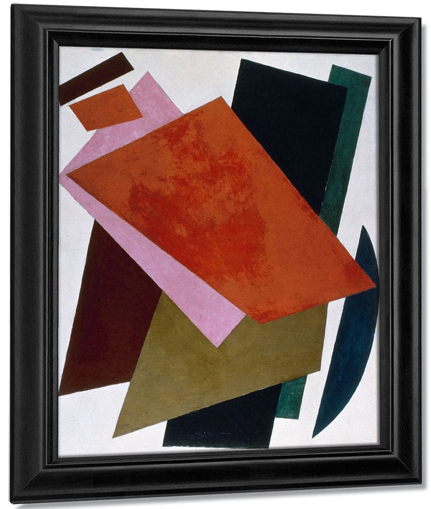 Painterly Architectonics 1917 107 X 88 Cm Krasnodar District Kovalenko Art Museum By Liubov Popova Fine Art Print