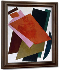 Painterly Architectonics 1917 107 X 88 Cm Krasnodar District Kovalenko Art Museum By Liubov Popova Fine Art Print