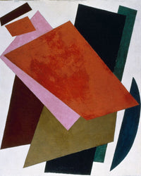 Painterly Architectonics 1917 107 X 88 Cm Krasnodar District Kovalenko Art Museum By Liubov Popova Fine Art Print