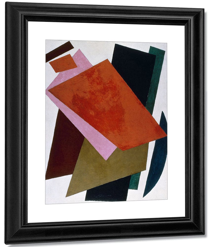 Painterly Architectonics 1917 107 X 88 Cm Krasnodar District Kovalenko Art Museum By Liubov Popova Fine Art Print