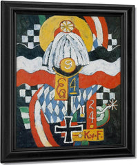 Painting No 47 Berlin By Marsden Hartley Fine Art Print