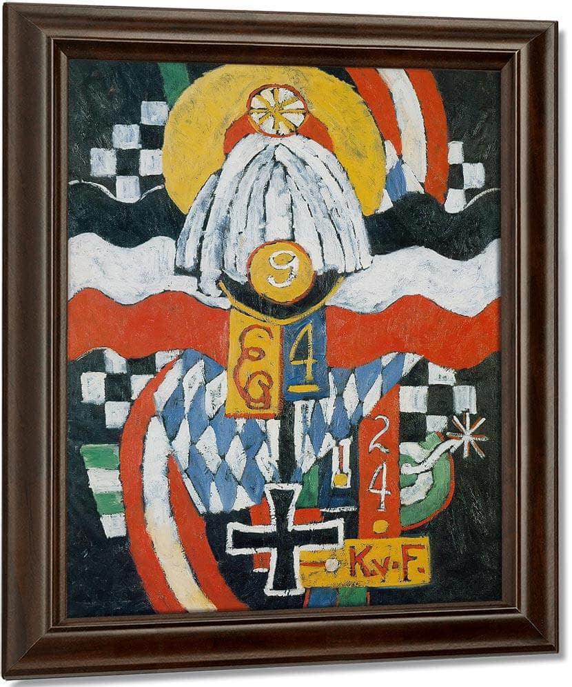 Painting No 47 Berlin By Marsden Hartley Fine Art Print