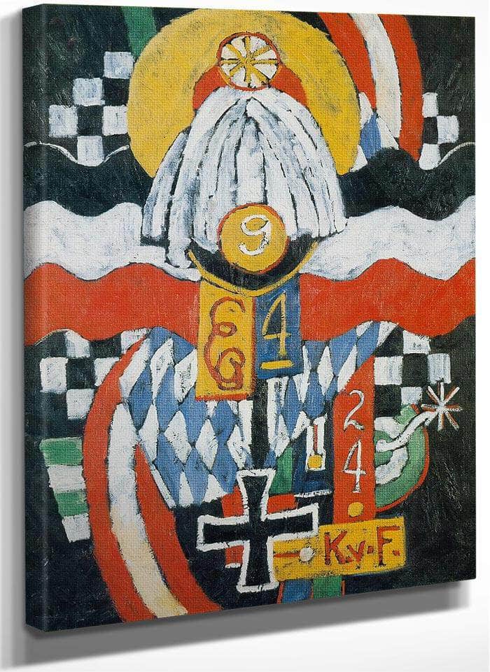 Painting No 47 Berlin By Marsden Hartley Fine Art Print