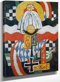 Painting No 47 Berlin By Marsden Hartley Fine Art Print