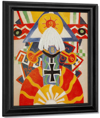 Painting No 49 Berlin By Marsden Hartley Fine Art Print