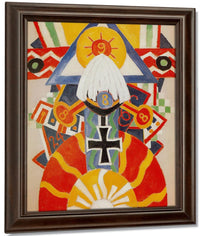 Painting No 49 Berlin By Marsden Hartley Fine Art Print