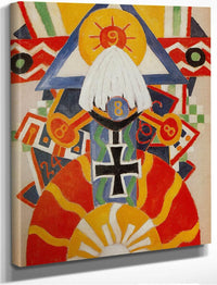 Painting No 49 Berlin By Marsden Hartley Fine Art Print