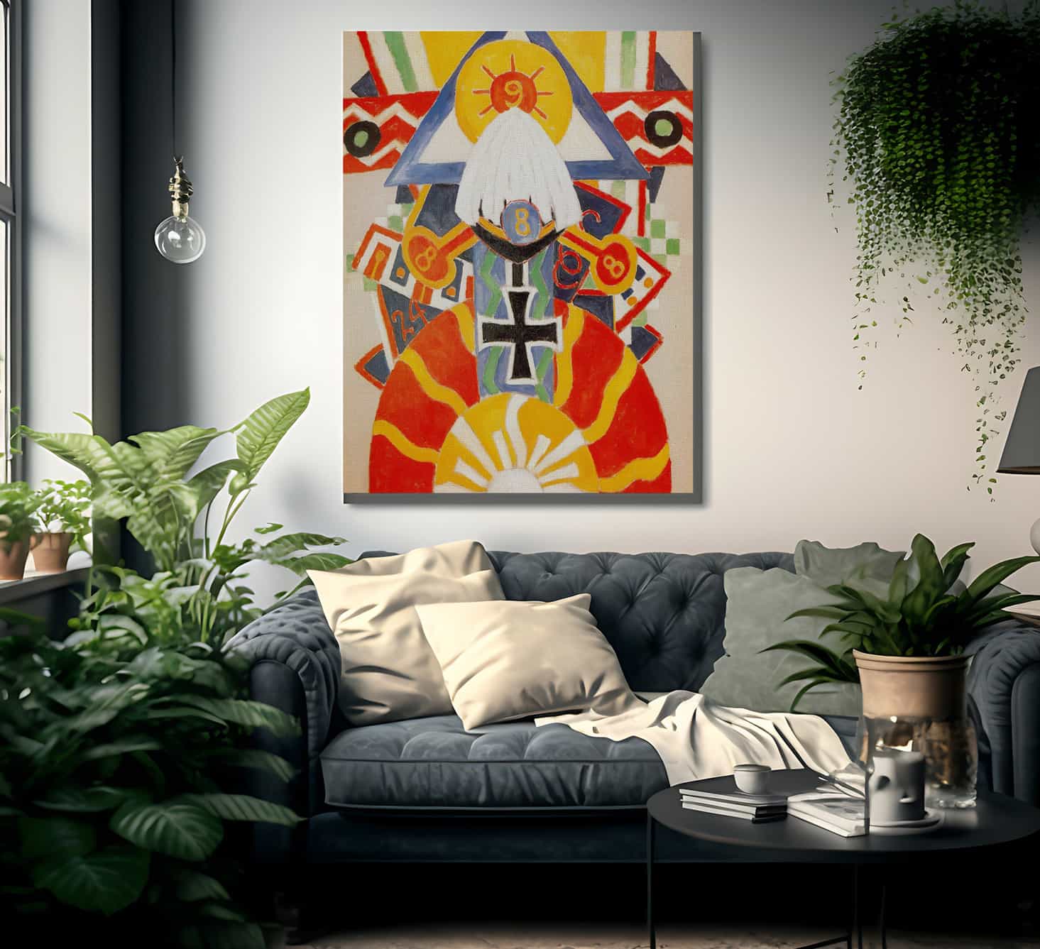 Painting No 49 Berlin By Marsden Hartley Fine Art Print