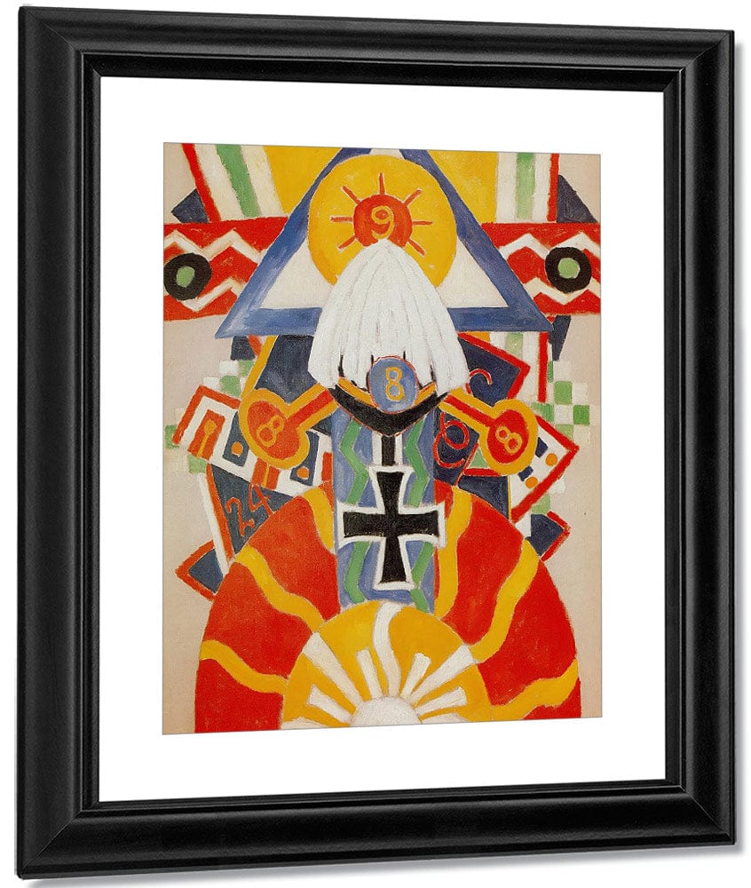 Painting No 49 Berlin By Marsden Hartley Fine Art Print