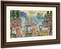 Painting Of A Seaside Scene By Maurice Brazil Prendergast Fine Art Print