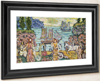 Painting Of A Seaside Scene By Maurice Brazil Prendergast Fine Art Print