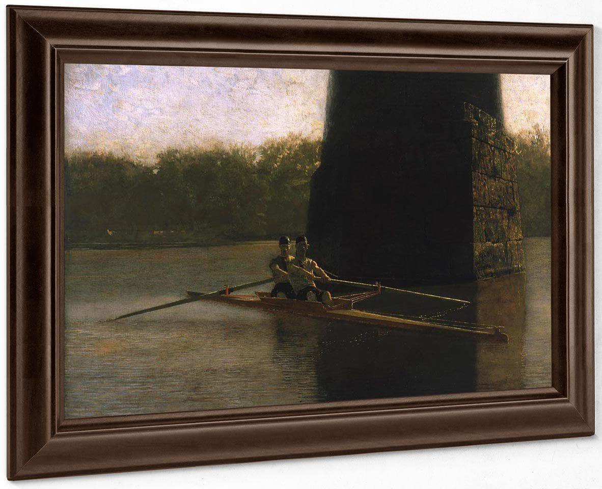 Pair Oared Shell (The Oarsmen) By  Thomas Eakins Fine Art Print