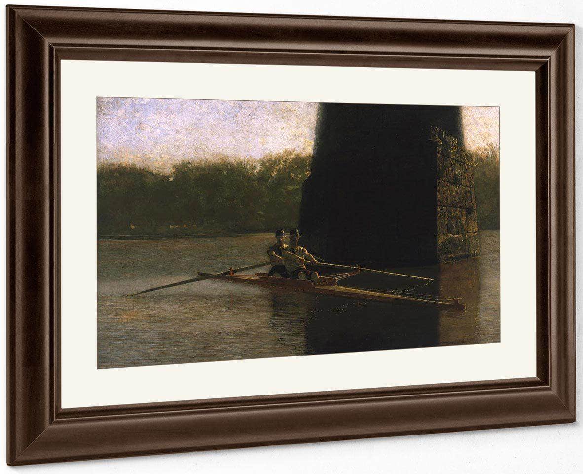Pair Oared Shell (The Oarsmen) By  Thomas Eakins Fine Art Print