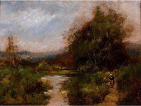 Pair Of Landscapes 2 By Eugene Galien Laloue Fine Art Print