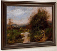 Pair Of Landscapes 2 By Eugene Galien Laloue Fine Art Print