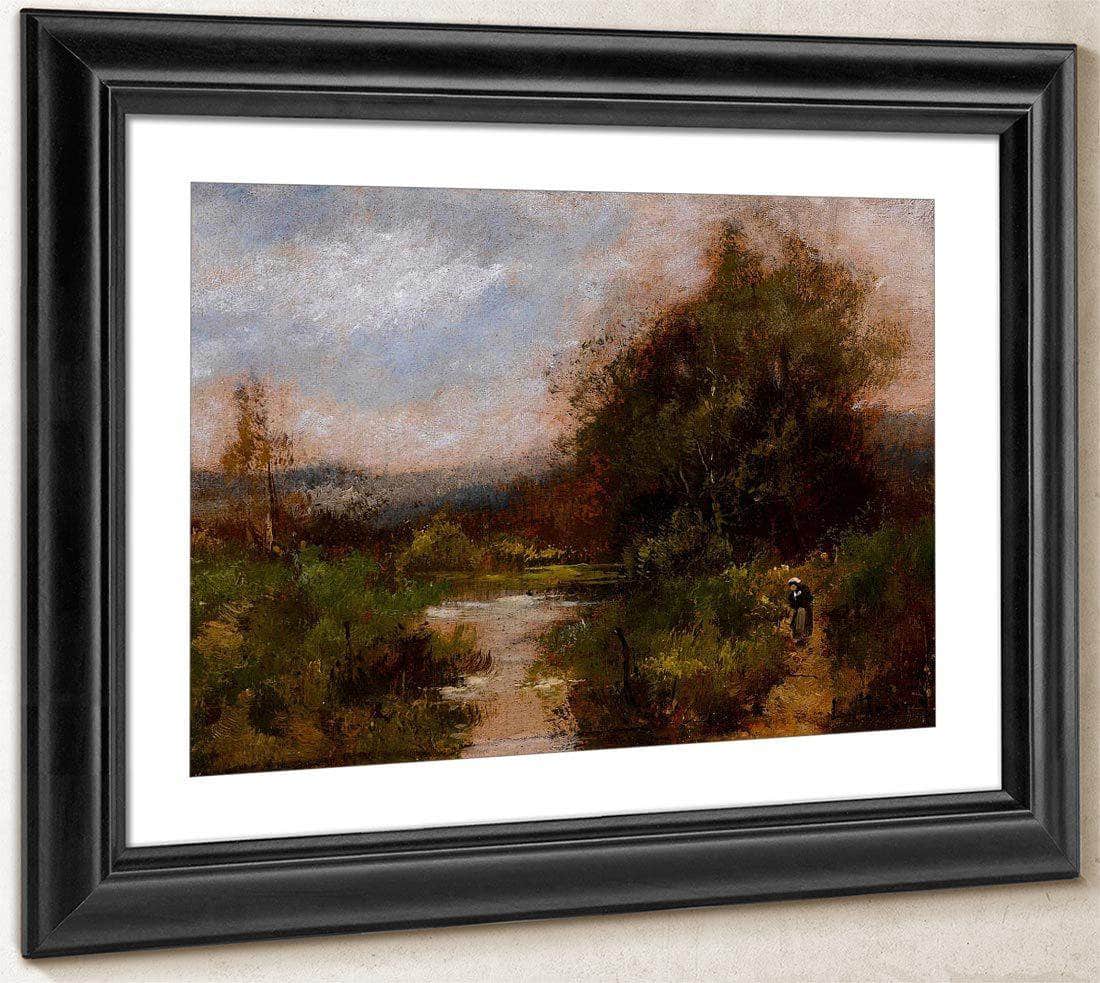 Pair Of Landscapes 2 By Eugene Galien Laloue Fine Art Print