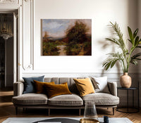 Pair Of Landscapes 2 By Eugene Galien Laloue Fine Art Print