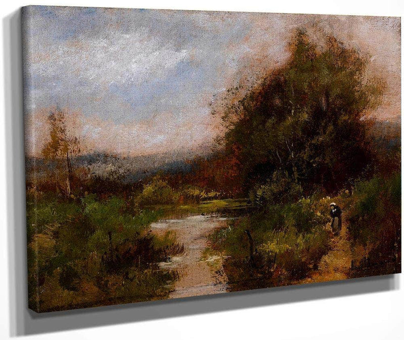 Pair Of Landscapes 2 By Eugene Galien Laloue Fine Art Print