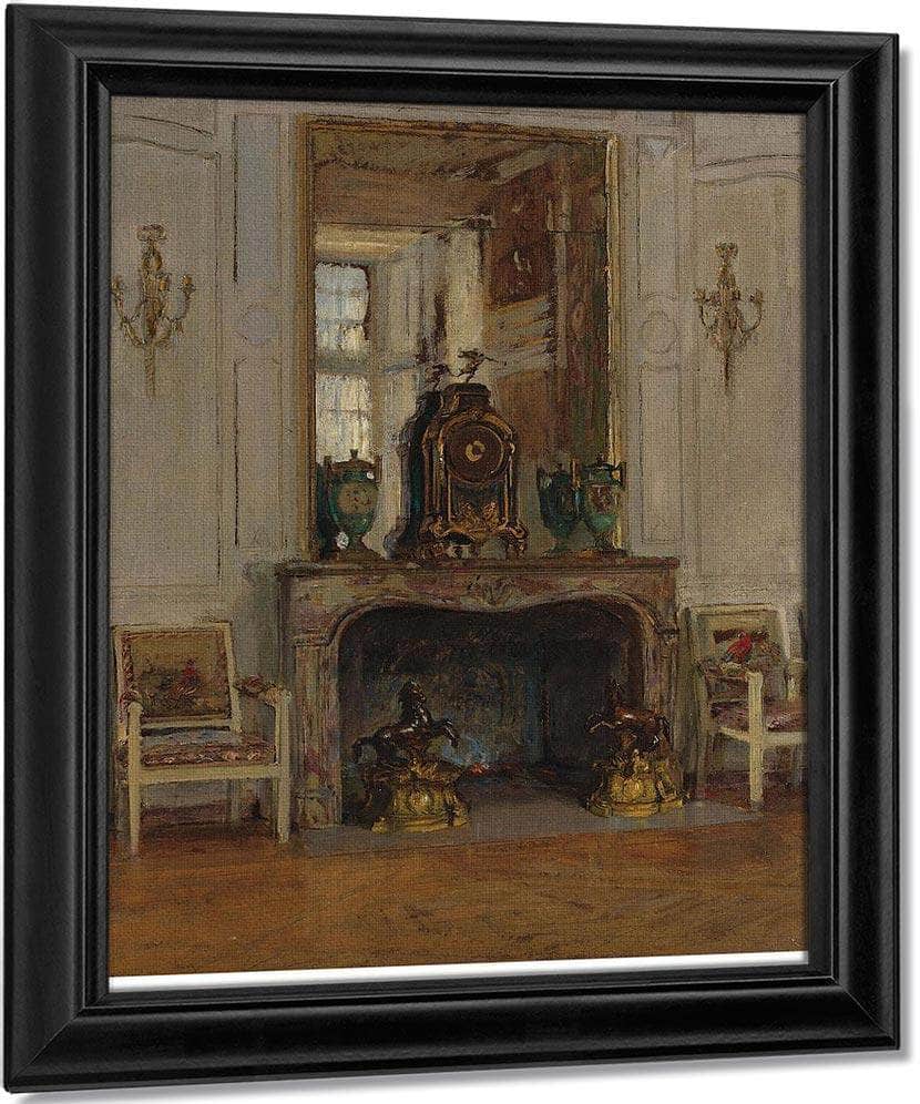 Palais De Fontainbleau By Walter Gay Fine Art Print