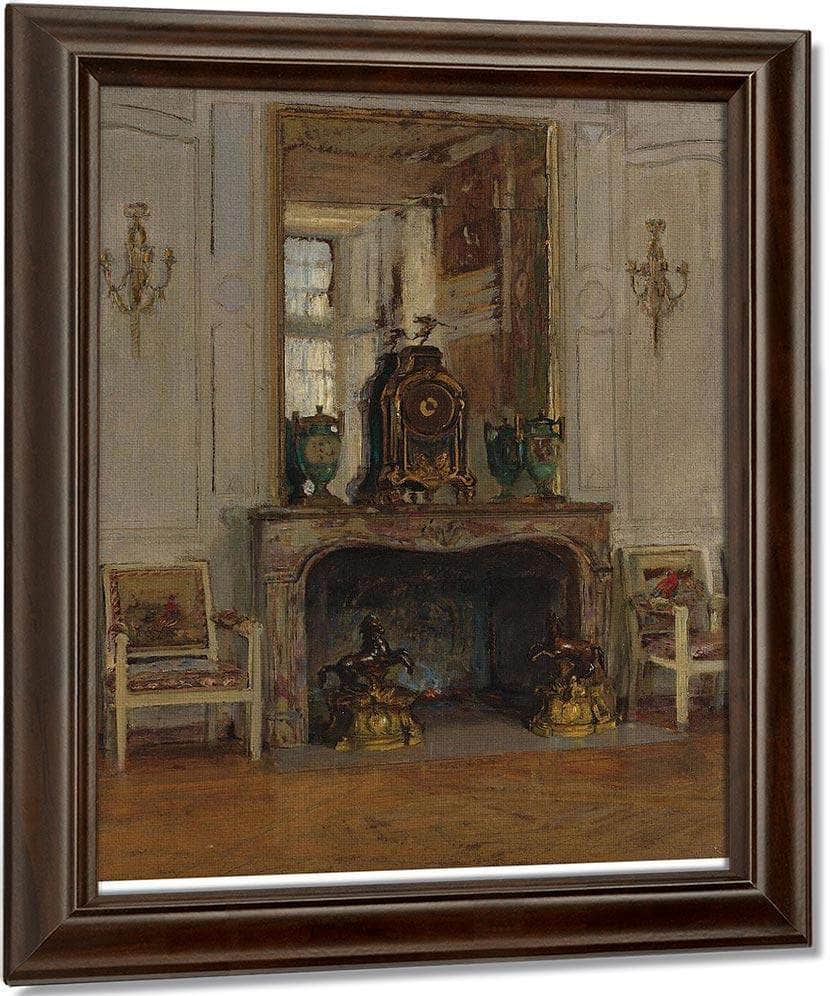 Palais De Fontainbleau By Walter Gay Fine Art Print
