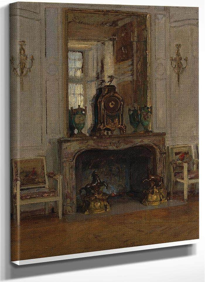 Palais De Fontainbleau By Walter Gay Fine Art Print