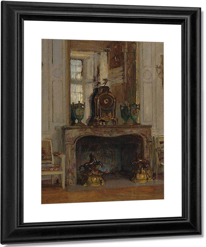 Palais De Fontainbleau By Walter Gay Fine Art Print