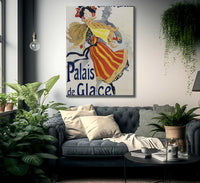Palais De Glace Poster By Jules Cheret Fine Art Print