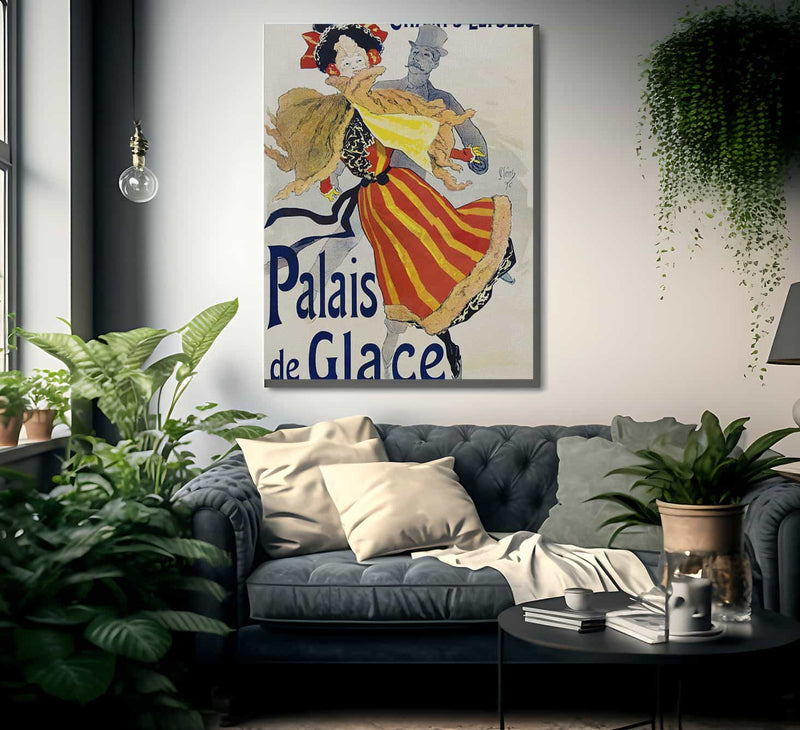 Palais De Glace Poster By Jules Cheret Fine Art Print