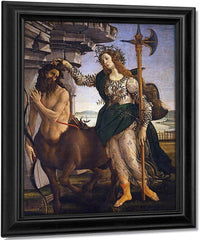Pallas And The Centaur By Sandro Botticelli Fine Art Print