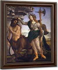 Pallas And The Centaur By Sandro Botticelli Fine Art Print