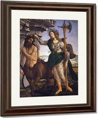 Pallas And The Centaur By Sandro Botticelli Fine Art Print