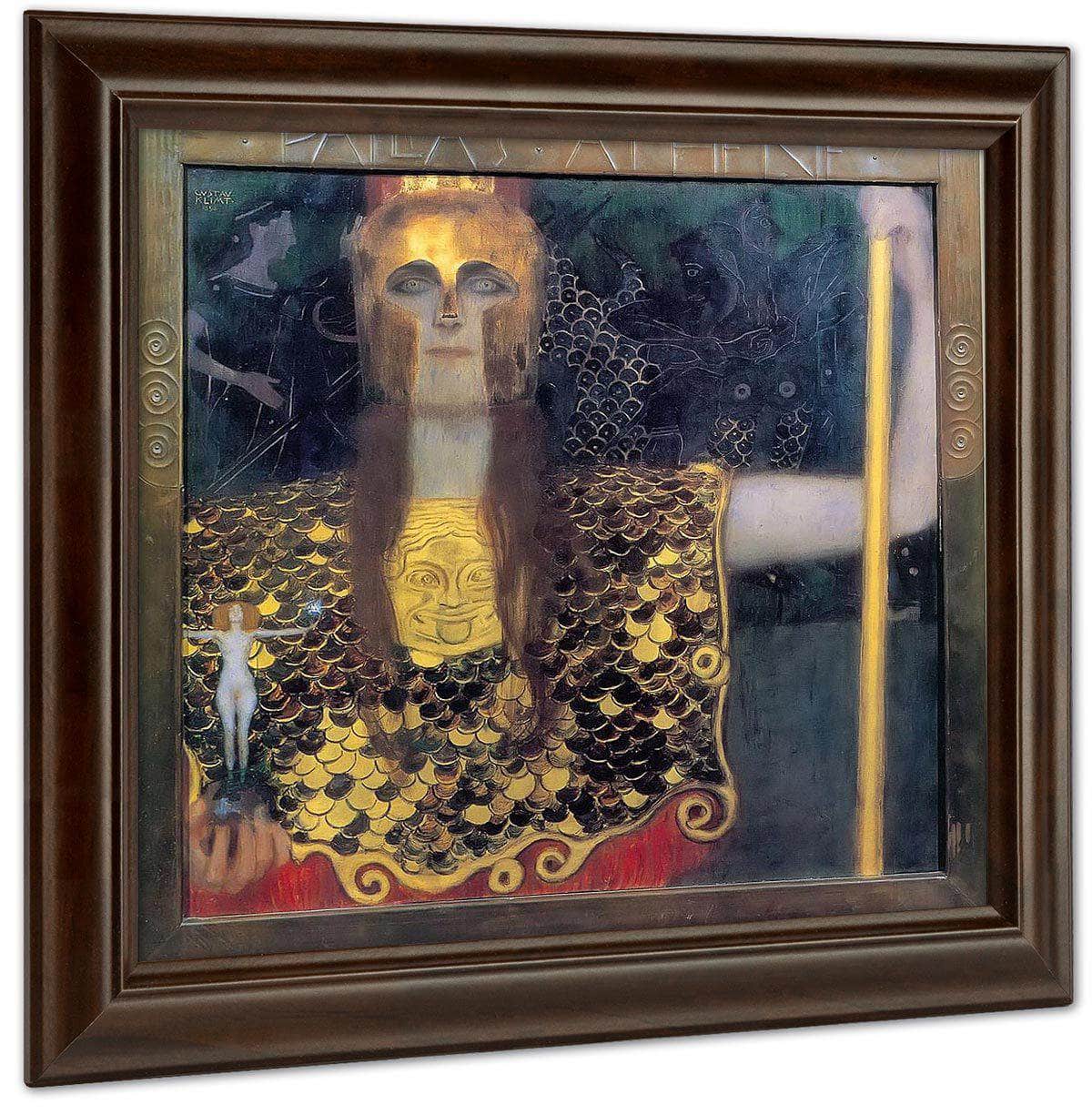 Pallas Athena By Gustav Klimt Fine Art Print