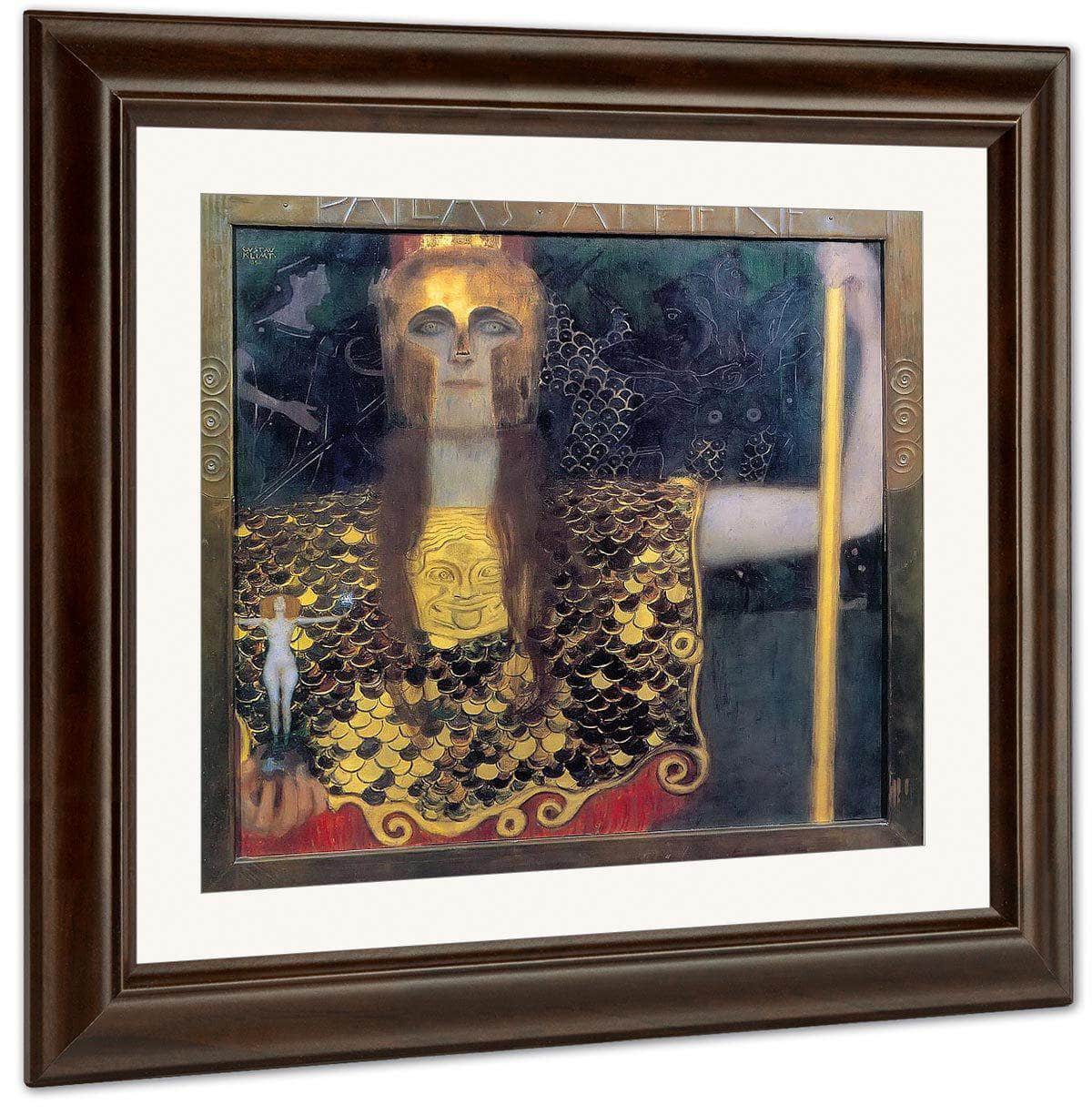 Pallas Athena By Gustav Klimt Fine Art Print