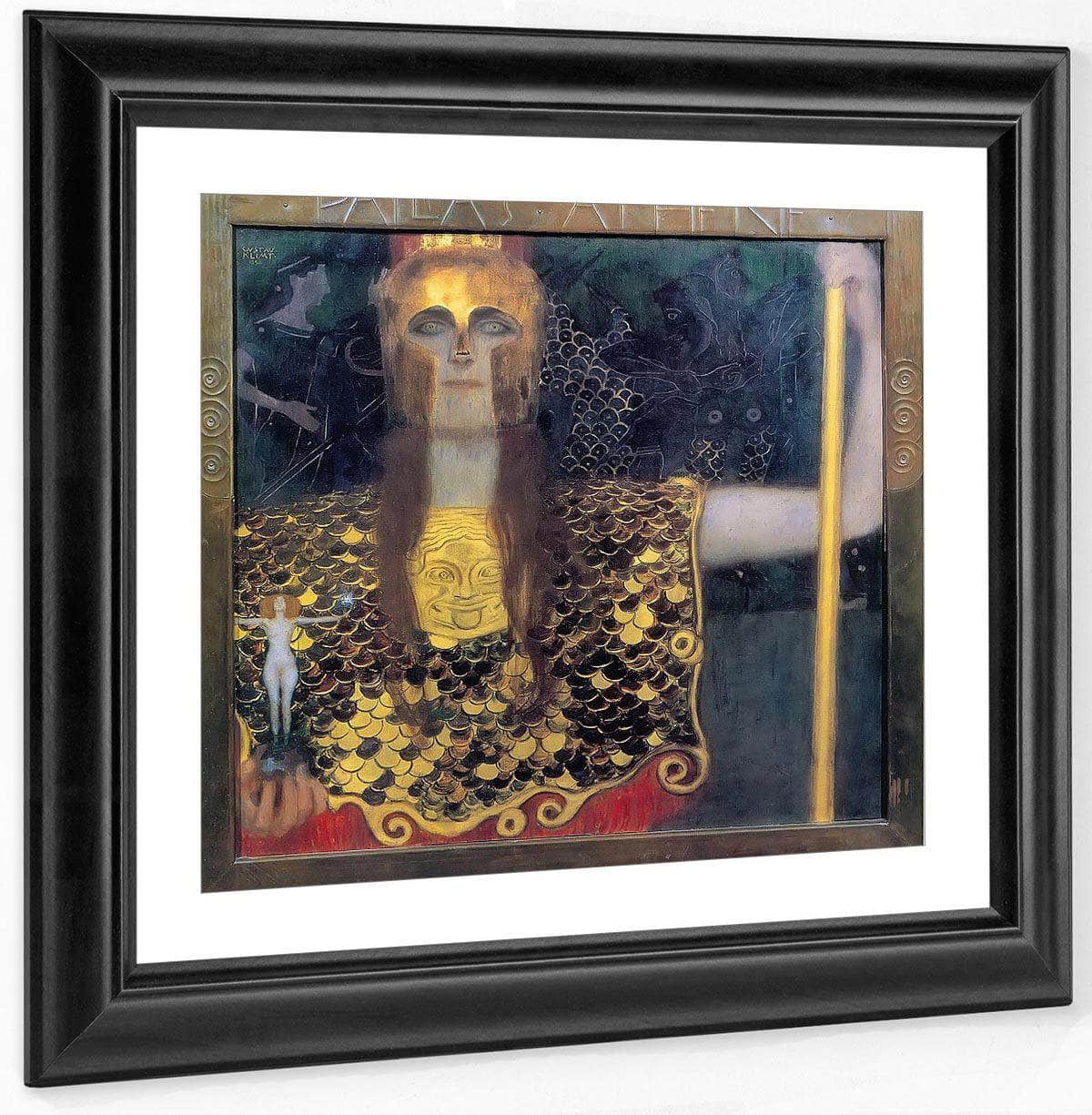 Pallas Athena By Gustav Klimt Fine Art Print