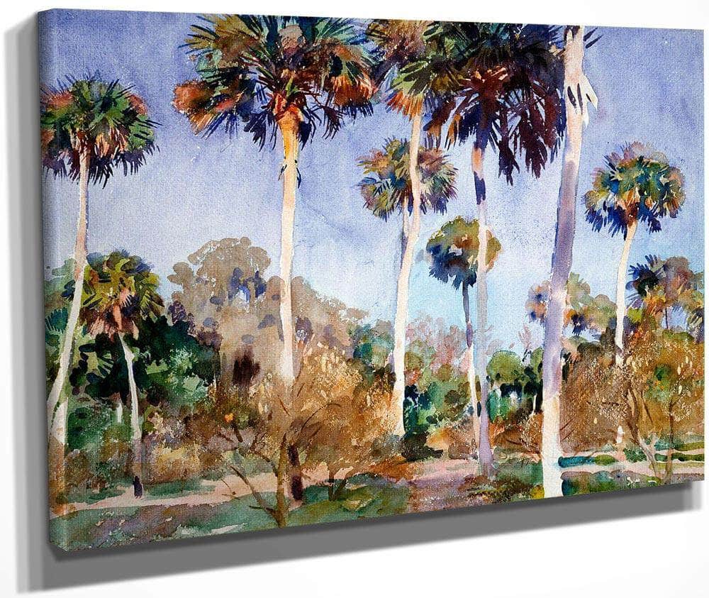 Palms By John Singer Sargent Fine Art Print