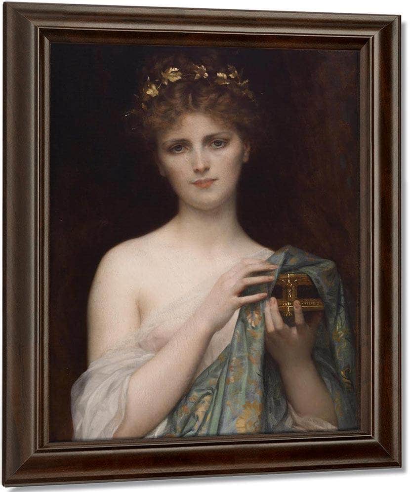 Pandora 1873 70 2X49 2Cm Walters Art Print, Canvas Art, Framed