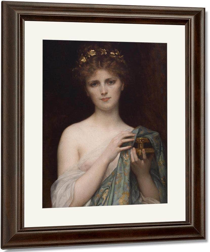 Pandora 1873 70 2X49 2Cm Walters Art Museum 3799 By Alexandre Cabanel Fine Art Print